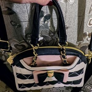Betsey Johnson crossbody satchel purse